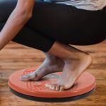 Body Shaping Twisting Waist Disc Exercise Rotating Board Small Indoor Fitness Equipment Orange Waist Trainer for Core Workout and Abdominal Muscle Strengthening