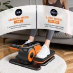 Under Desk Elliptical Machine, Quiet & Portable Electric Machine Seated Pedal Exerciser with Remote Control, Low-Impact Electric Leg Workout Machine with 12 Level Speeds Adjustable for Home Office