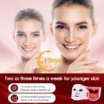 LED Face Light, Soft Silicone, Adjustable Brightness, Suitable for Home and Travel