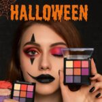 K’APEINE 9-Color Eyeshadow Palette – Matte & Shimmer Blendable Shades for Daily, Party, Cosplay & Stage Makeup (Purple-Red)