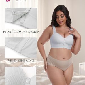 ComfortEase Front Closure Bra – Wireless Full Coverage Support