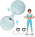 Waist Twister Machine Exercise Tool, Ab Twister Board with The Smart LED Digital Monitor, Noiseless Ab Twister for Home Gym Equipment, 300 Lbs Weight Capacity Workout Equipment for Women, Blue