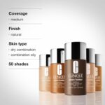 Clinique Even Better Liquid Foundation SPF 15 – Vitamin C Infused, Medium Coverage for Dry, Oily & Combination Skin, Evens Skin Tone & Reduces Dark Spots