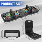 Push Up Board With Counter,Pushup Board For Men and Women,Foldable Gym Strength Training Fitness Equipment,Calisthenics Equipment