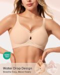 Wireless Bras for Women No Underwire Jelly Bras Seamless Push Up Full Coverage Bralettes Comfortable Everyday Bra
