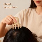 Head Massager Scalp - Octopus Hair Spa Relaxation Tool,Wooden Scalp Scratcher - for Women Men Workplace Break Study Personal Care Daily Wellness Meditation