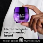 Olay Retinol Night Cream for Women, Anti-Aging Face Moisturizer, Fragrance-Free, Gift for Women, Non Greasy - Anti-Wrinkle, Hydrating Skin Care - Triple Collagen Cream, Peptide, Niacinamide, 1.7oz