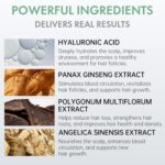 Micro Infusion Hair Regrowth System – Hair Growth Treatment with Ginseng, He Shou Wu, Angelica & Hyaluronic Acid, Thickening Serum for Fuller, Stronger Hair – Premium Scalp & Hair Care for Men & Women