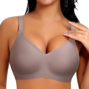 ComfortFlex V-Neck Wireless Bra – Seamless Full Coverage