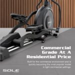 SOLE Fitness Elliptical Exercise Machines, Models E25, E35, E95, E95S, E98, Elliptical Machines for Home Use, Home Exercise Equipment for Cardio Training, Work from Home Fitness Stepper Machine