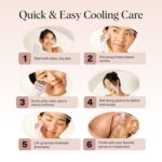 Kitsch Ice Roller for Face – Stainless Steel Face Ice Roller to Reduce Puffiness, Redness & Headaches – Cooling Facial Roller for Skin Care, Irritation Relief & Spa-Like Experience at Home - Pink