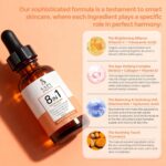 Sapi Anito 8in1, Face Serum Vitamin C, Niacinamide, Collagen, Kojic Acid, Turmeric, Vitamin E, Hyaluronic Acid, Retinol, Skin Care, Facial Moisturizer, Hydrating Serum, Targets Wrinkles,1 fl oz.