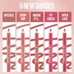Maybelline Lifter Liner Lip Pencil – Hyaluronic Acid Infused for Fuller, Lifted Lips (Shade: Maybe It’s…, 1 Count)