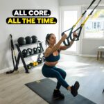 TRX All-In-One Home Gym System – Complete Suspension Training Kit for Strength Training, HIIT & Full-Body Workouts at Home or Outdoors, Includes Indoor & Outdoor Anchors