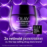 Olay Retinol Night Cream for Women, Anti-Aging Face Moisturizer, Fragrance-Free, Gift for Women, Non Greasy - Anti-Wrinkle, Hydrating Skin Care - Triple Collagen Cream, Peptide, Niacinamide, 1.7oz