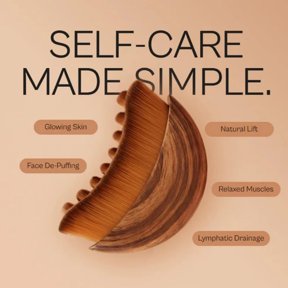 Aeki Lymphatic Contour Face Brush – Reduce Puffiness & Sculpt Naturally | LoookNow