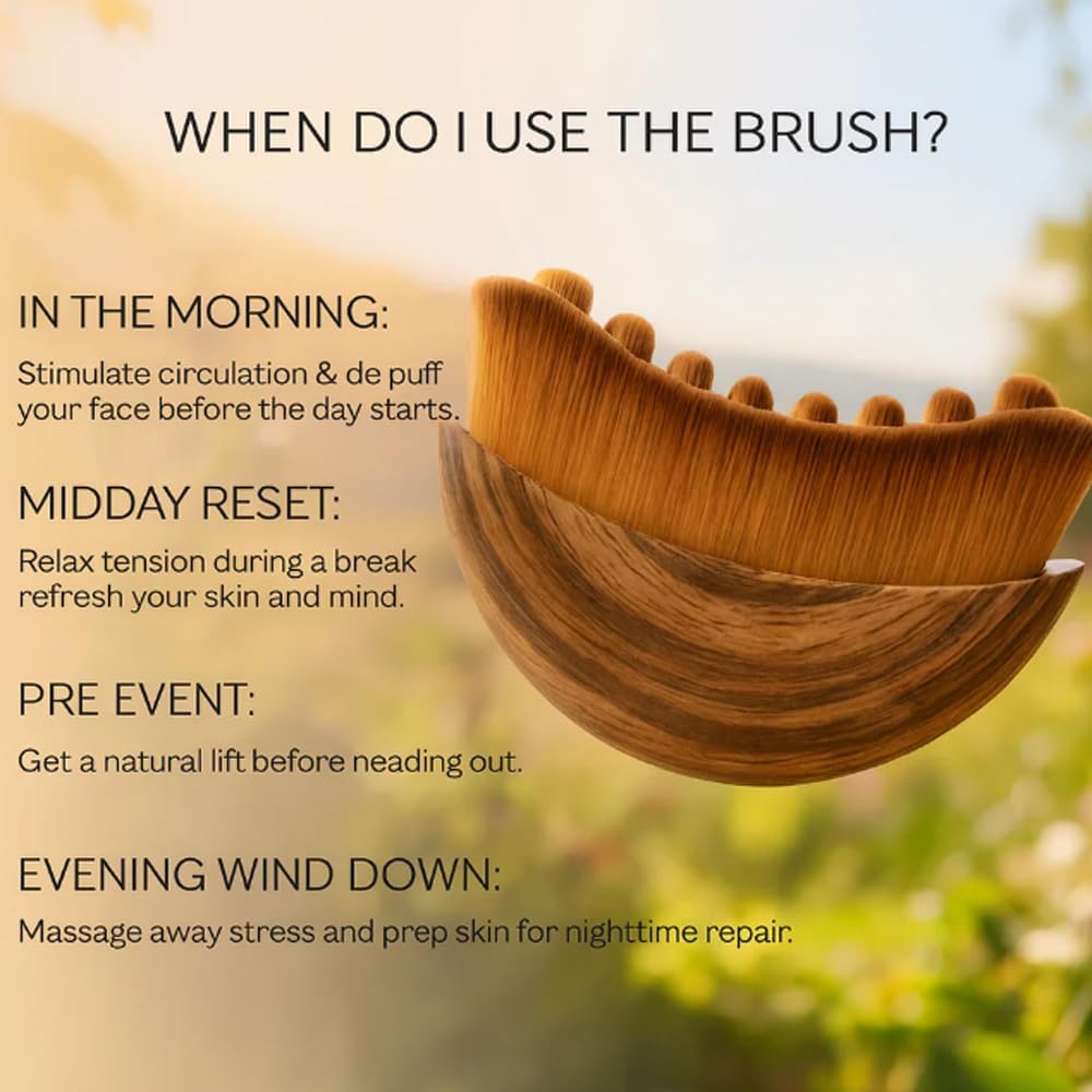 Aeki Lymphatic Contour Face Brush – Reduce Puffiness & Sculpt Naturally | LoookNow