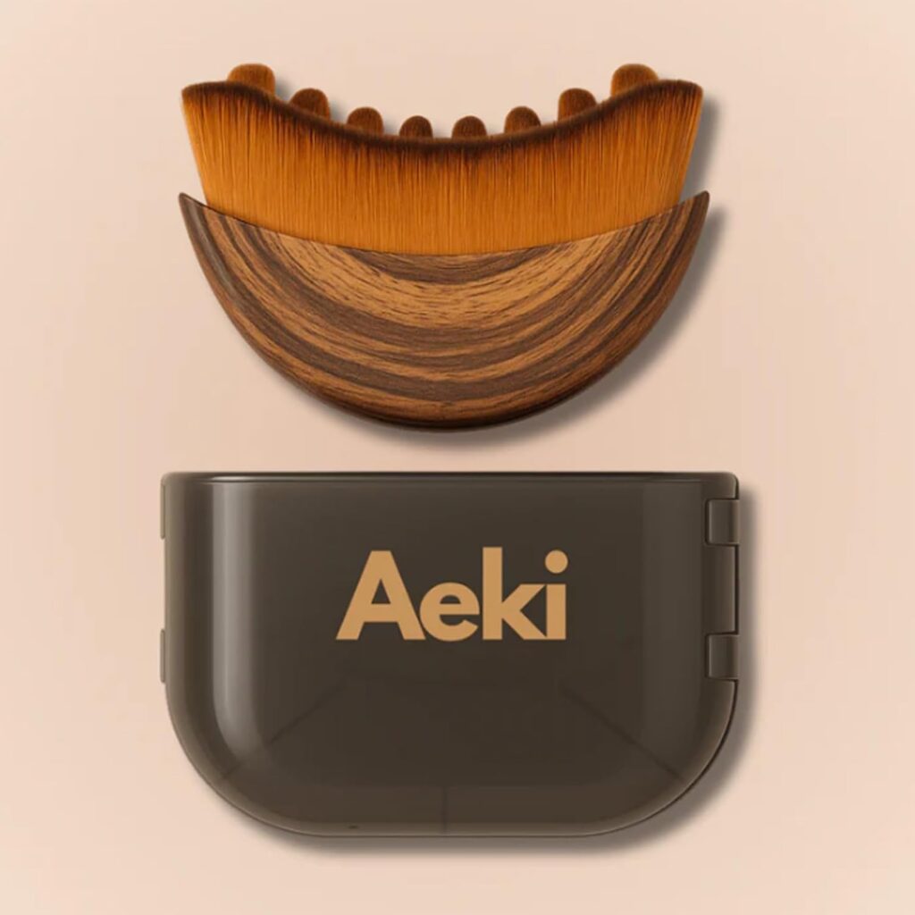 Aeki Lymphatic Contour Face Brush – Reduce Puffiness & Sculpt Naturally | LoookNow