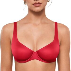 INLYRIC Mesh Balconette Bra – Sexy Sheer Lift