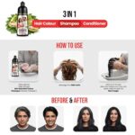 KNF 5-Min 3-in-1 Hair Color Shampoo – Brown - Image 6