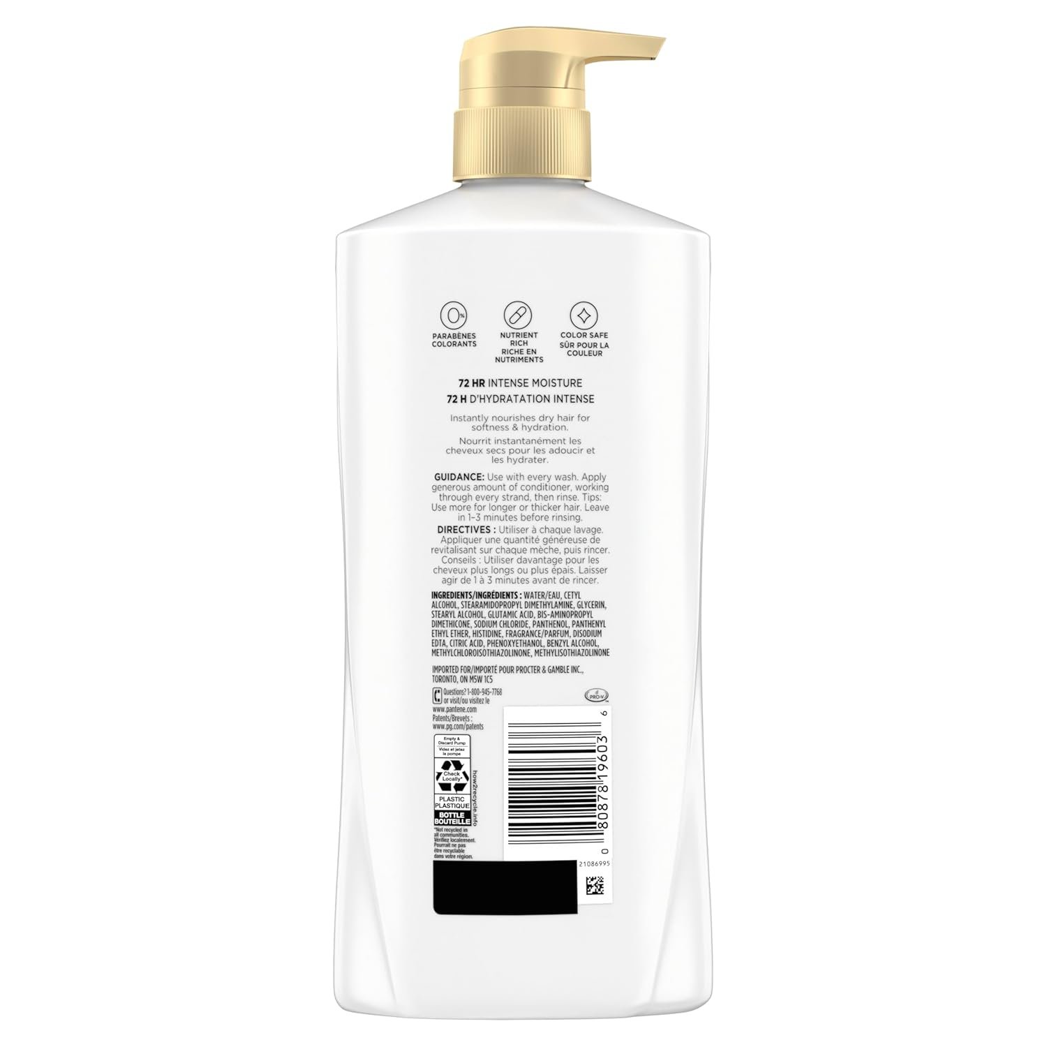pantene daily moisture renewal shampoo & conditioner