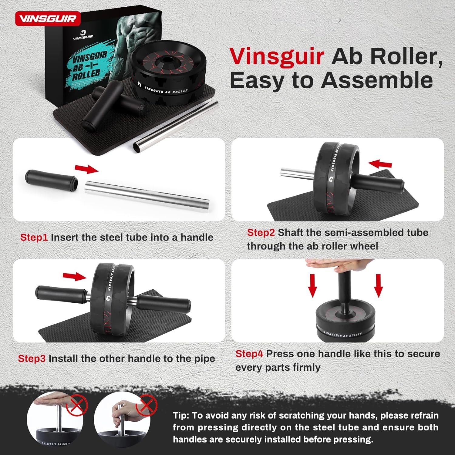 VINSGUIR Ab Roller Review 2026