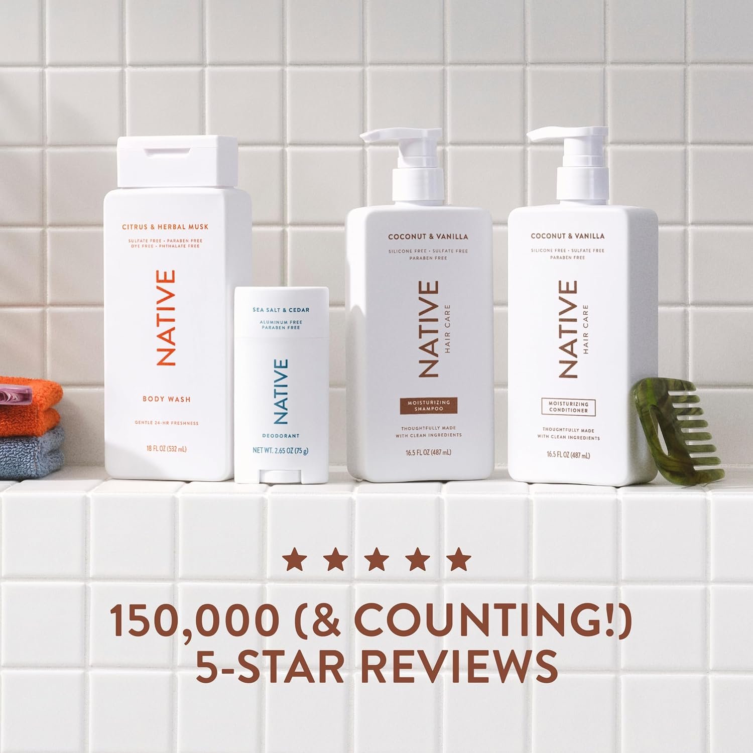 Native Coconut and Vanilla Shampoo & Conditioner Review