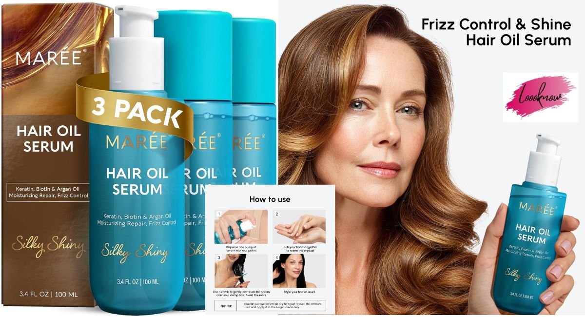 MAREE Hair Oil for Frizzy Hair Review: Argan, Keratin & Biotin Serum for Dry, Curly Hair (2026)